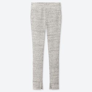 Uniqlo Gray Ribbed Leggings